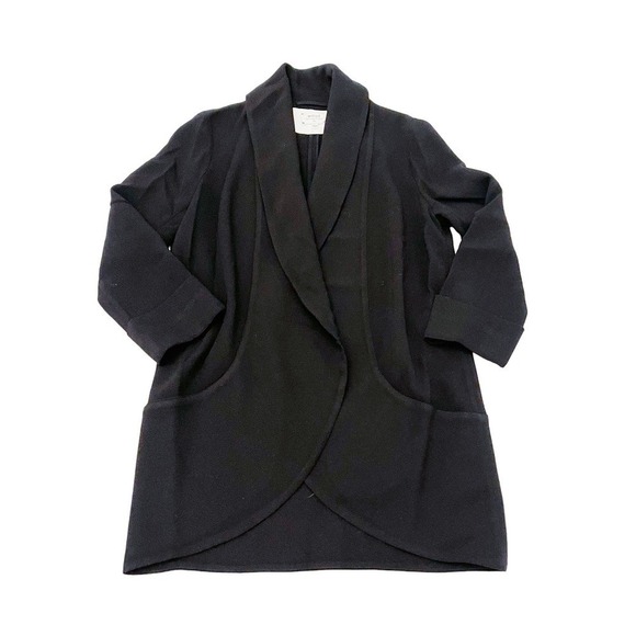 Wilfred Black Classic Open Blazer Style DCR4-4079-33 SZ2 - Picture 1 of 8